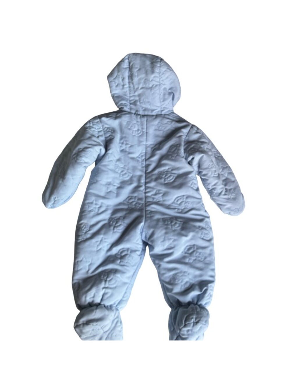Le Petit Rothschild Infant Snowsuit 6mo Attached Mittens Booties Puffer Bunting - Picture 9 of 14